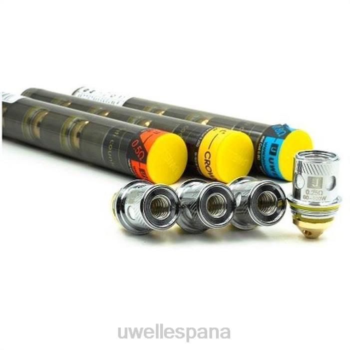 UWELL CROWN 2 bobinas de repuesto (paquete de 4) sus316 paralelo 0.25ohm T60Z260 | VAPORIZADOR UWELL