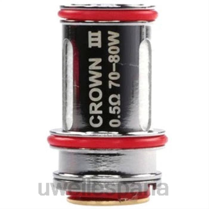 UWELL CROWN 3 bobinas (paquete de 4) 0,4 ohmios T60Z92 | UWELL MADRID
