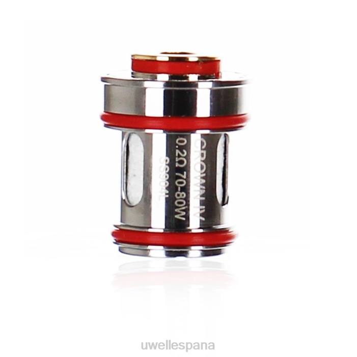 UWELL CROWN 4 bobinas de repuesto (paquete de 4) doble bobina 0.4ohm T60Z183 | UWELL SPAIN