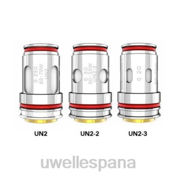 UWELL CROWN V bobina | paquete de 4 un2 mallado 0.23ohm T60Z67 | UWELL PRECIO