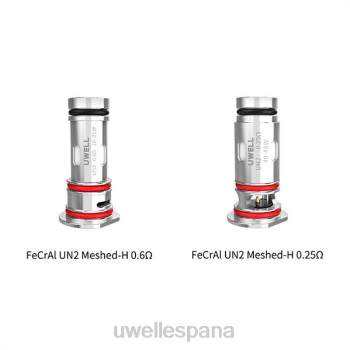 UWELL HAVOK V1 bobinas (paquete de 4) 0,25 ohmios T60Z150 | VAPORIZADOR UWELL