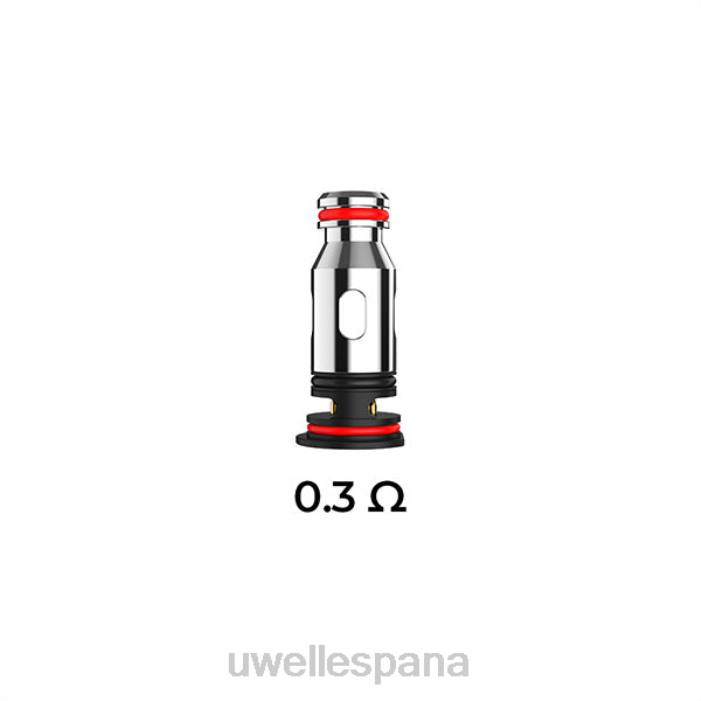 UWELL PA bobinas de repuesto 0,3 ohmios (paquete de 4) T60Z82 | UWELL MADRID