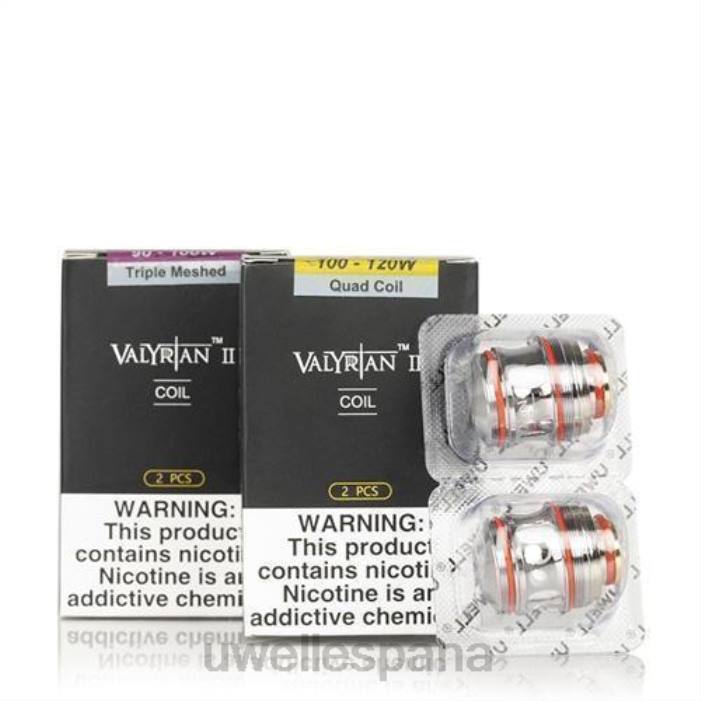 UWELL VALYRIAN 2 bobinas de repuesto (paquete de 2) un2 doble malla 0.14ohm T60Z29 | UWELL SABOR