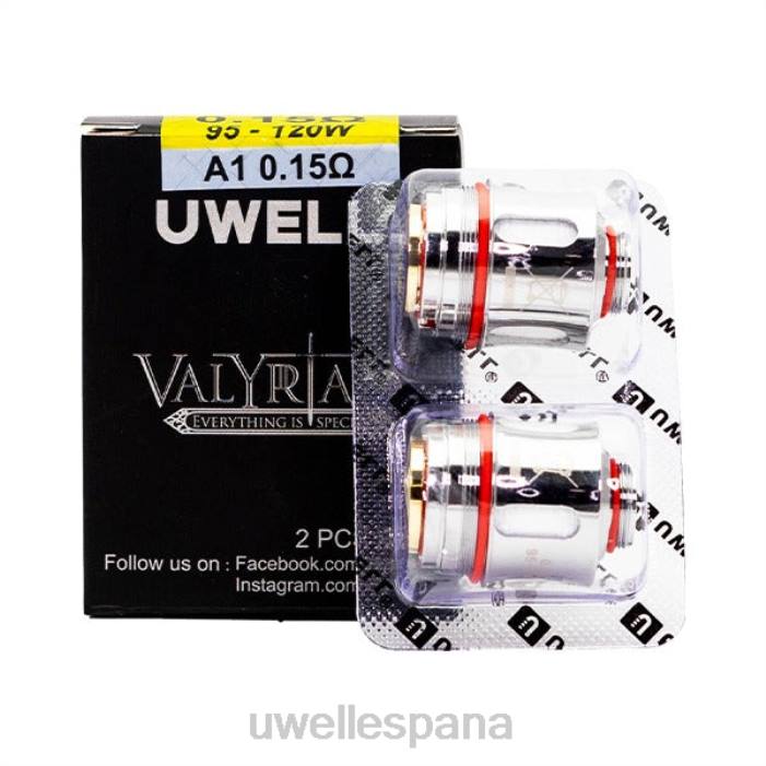 UWELL VALYRIAN bobina de repuesto (paquete de 2) a1 0,15 ohmios T60Z259 | UWELL SABOR