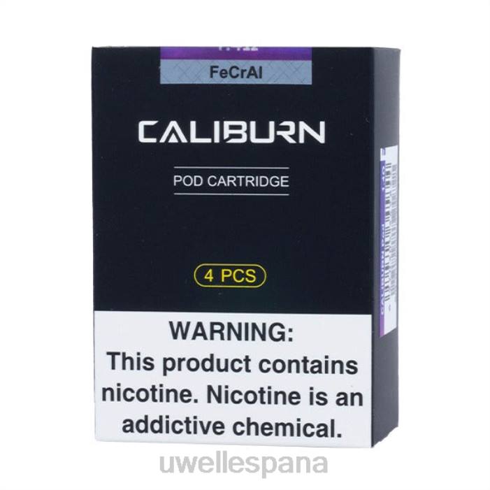 UWELL CALIBURN cartucho de cápsula de repuesto paquete de 4 T60Z35 | UWELL VAPE PRICE