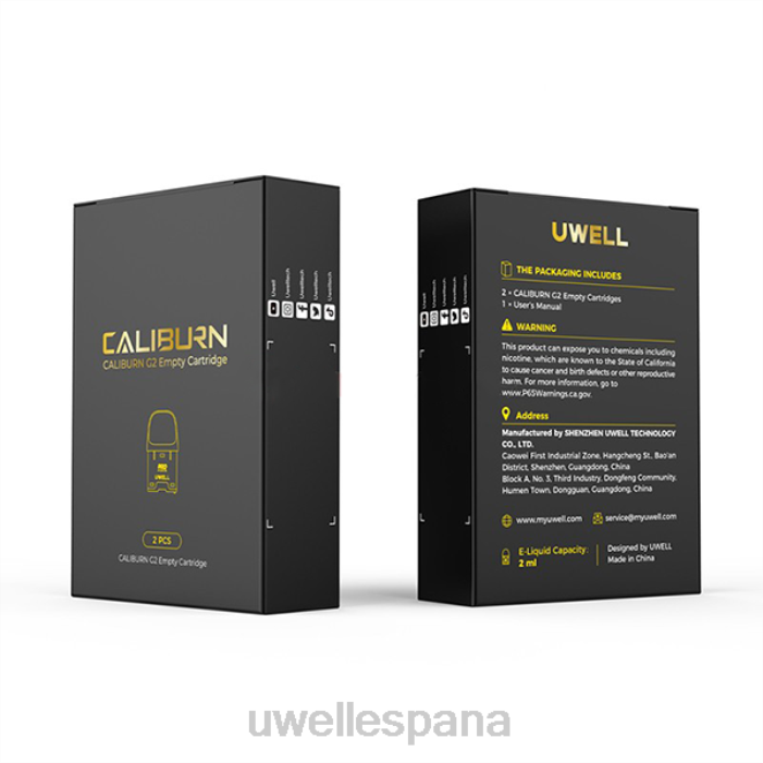 UWELL CALIBURN G2 vainas de repuesto 2 paquetes T60Z17 | UWELL PRECIO