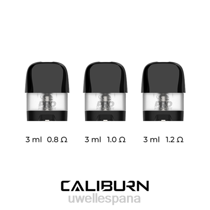 UWELL CALIBURN X vainas de repuesto | 2 paquetes 1,0 ohmios T60Z47 | UWELL PRECIO
