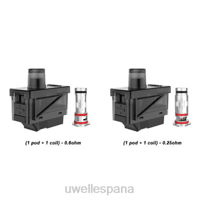 UWELL HAVOK V1 juego de cápsulas de bobina 1 cápsula + 1 bobina 0,25 ohmios T60Z274 | UWELL BARCELONA