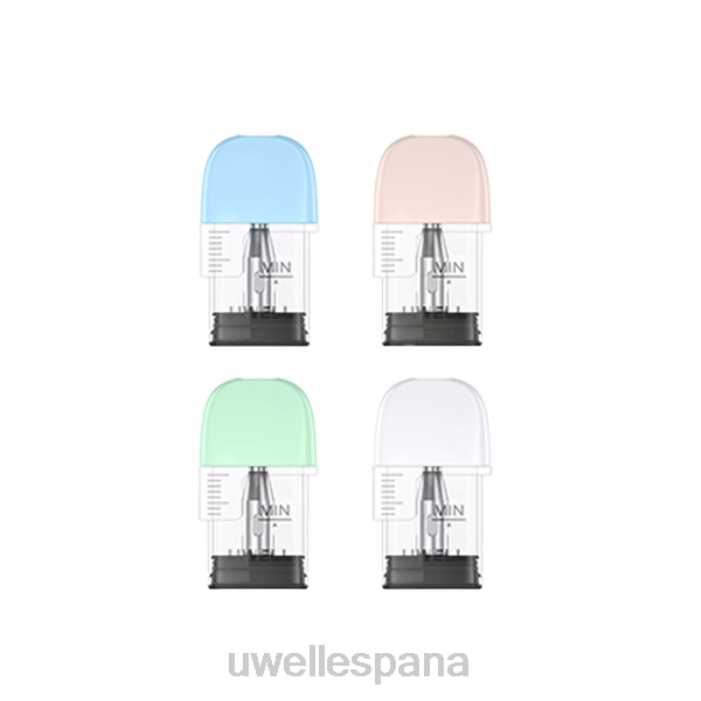 UWELL POPREEL P1 cápsula de repuesto (paquete de 4) 1,2 ohmios T60Z84 | UWELL BARCELONA