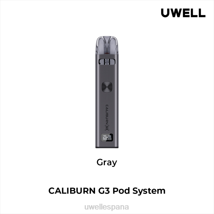 UWELL CALIBURN G3 equipo gris T60Z135 | UWELL VAPE PRICE