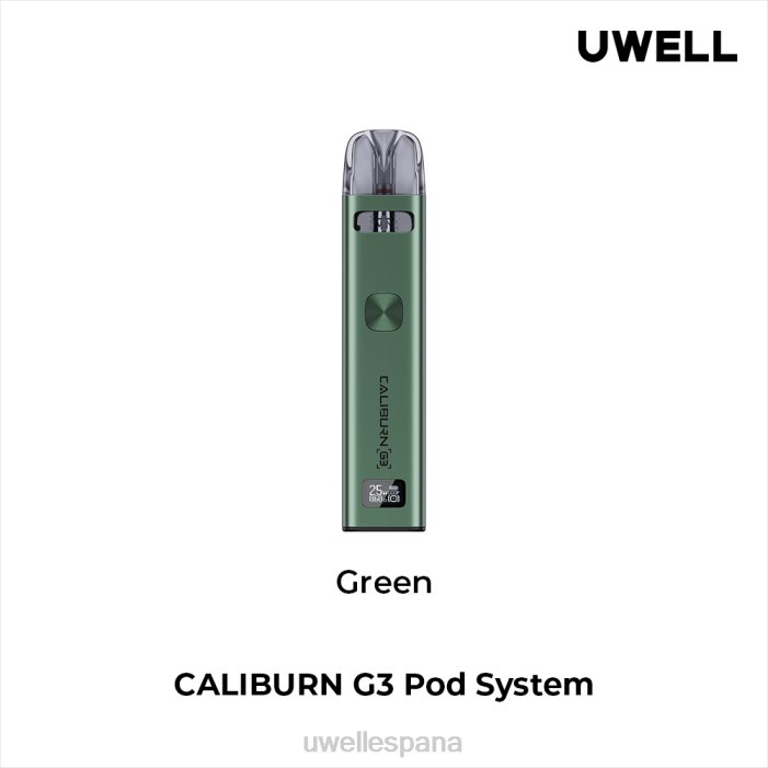 UWELL CALIBURN G3 equipo verde T60Z136 | UWELL VAPE DISPOSABLE